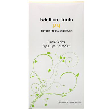 Набір кистей для макіяжу в чохлі Bdellium Tools 12 кистей