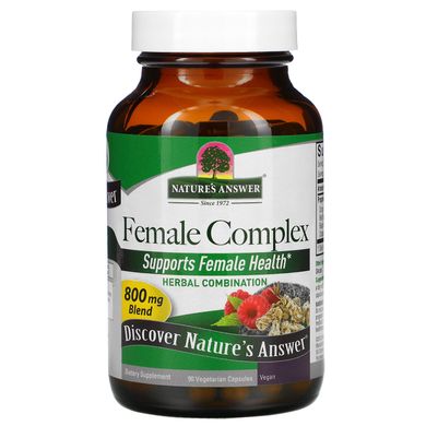 Комплекс трав для жіночого здоров'я, Nature's Answer, 800 мг, 90 капсул