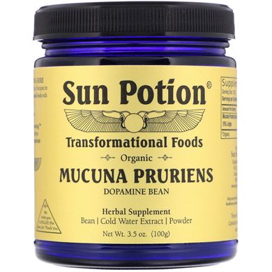 Органический порошок Мукуна Sun Potion (Organic Mucuna Pruriens Powder) 100 г купить в Киеве и Украине