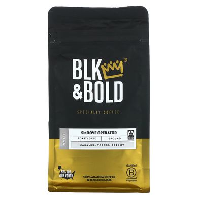 BLK & Bold, Specialty Coffee, мелений, середній, гладкий, 12 унцій (360 г)
