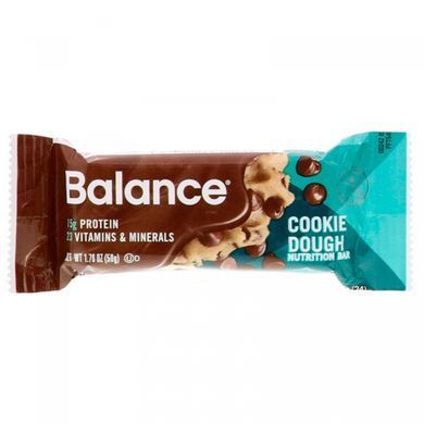 Healthy Food Bar, Cookie Dough, Balance Bar, 6 bars, 1.76 ounces (50g) each.
