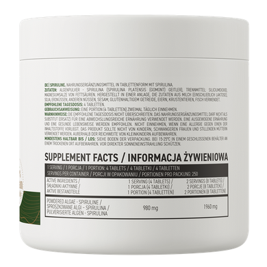 Spirulina, OstroVit, 1000 tablets