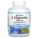 Natural Factors, микронизированный L-глютамин, 1000 мг, 180 вегетарианских капсул фото