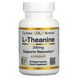 Теанін California Gold Nutrition (L-Theanine AlphaWave Supports Relaxation Calm Focus) 200 мг 60 вегетаріанських капсул фото