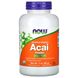 Асаї порошок Now Foods (Acai Powder) 875 мг 85 г фото