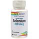 Селен без дріжджів Solaray (Selenium Yeast-Free) 200 мкг 90 капсул фото