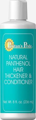 Загущувач і кондиціонер для волосся Panthenol, Panthenol Hair Thickener,Conditioner, Puritan's Pride, 240 мл