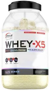Genius Nutrition, Whey-X5, Печиво Біскотті, 2000 г купить в Киеве и Украине