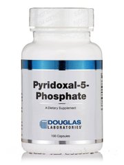 P-5-P пиридоксальфосфат Douglas Laboratories (Pyridoxal-5-Phosphate) 100 капсул купить в Киеве и Украине