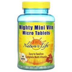 Nature's Life, Mighty Mini Vite, 240 микротаблеток купить в Киеве и Украине