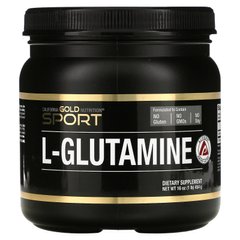 Глутамін без домішок без глютену California Gold Nutrition (L-Glutamine Powder AjiPure Gluten Free) 454 г