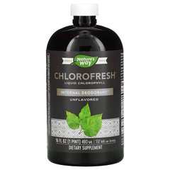Chlorofresh, Хлорофилл жидкий, без запаха, Nature's Way, 473 мл купить в Киеве и Украине