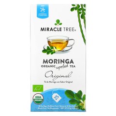 Miracle Tree, Органический суперпродуктовый чай Moringa, оригинальный, без кофеина, 25 чайных пакетиков, 1,32 унции (37,5 г) купить в Киеве и Украине