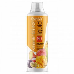 Жидкий Витамин Д3 и К2 фруктовый вкус OstroVit (Vitamin D3 + K2 Liquid) 500 мл купить в Киеве и Украине