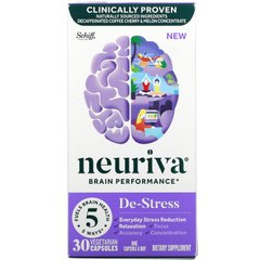 Schiff, Neuriva Brain Performance, зняття стресу, 30 вегетаріанських капсул