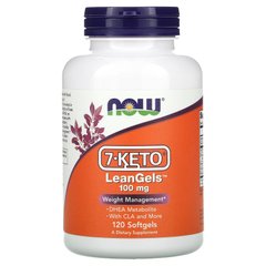 7-Кето Now Foods (7-Keto LeanGels) 100 мг 120 капсул купить в Киеве и Украине