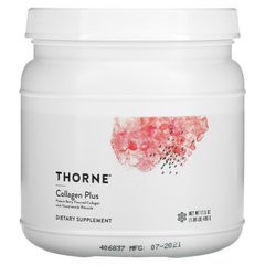 Thorne Research, Collagen Plus, маракуйя, 17,5 унций (495 г) купить в Киеве и Украине
