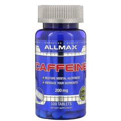 Кофеин ALLMAX Nutrition (Caffeine) 200 мг 100 таблеток купить в Киеве и Украине