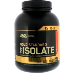 Gold Standard, 100% ізолят протеїну, полуничний крем, Optimum Nutrition, 1,32 кг