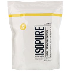 IsoPure низьковуглеводний протеїновий порошок, банан, Nature's Best, 454 г