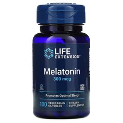 Мелатонин Life Extension (Melatonin) 0.3 мг 100 овощных капсул купить в Киеве и Украине