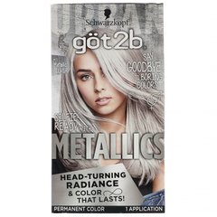 Стійка фарба для волосся, відтінок M71 «Сріблястий металік», Metallics, got2b, на 1 застосування