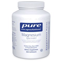 Магний Глицинат Pure Encapsulations (Magnesium Glycinate) 120 мг 360 капсул купить в Киеве и Украине