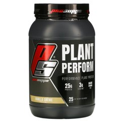 Рослинний протеїн, ванільний крем, Plant Perform, Performance Plant Protein, Vanilla Creme, ProSupps, 907 г