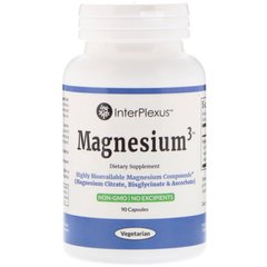 Магній InterPlexus Inc. (Magnesium3) 90 капсул