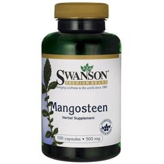 Мангостин, Mangosteen, Swanson, 500 мг, 100 капсул