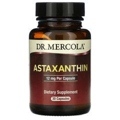 Астаксантин Dr. Mercola (Astaxanthin) 12 мг 30 капсул