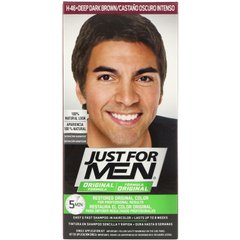Чоловіча фарба для волосся Original Formula, відтінок глибокий темно-коричневий H-46, Just for Men, одноразовий комплект