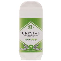 Минеральный обогащенный дезодорант-невидимка твердый, Crystal Body Deodorant, 2,5 унции (70 г) купить в Киеве и Украине
