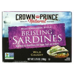 Сардины средиземноморские Crown Prince Natural (Brisling Sardines) 106 г купить в Киеве и Украине
