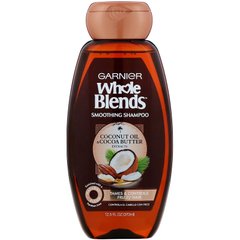 Розгладжувальний шампунь Whole Blends, «Масла кокоса і какао», Garnier, 370 мл