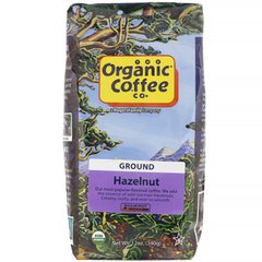 Кава, фундук, мелений, Hazelnut, Ground, Organic Coffee Co, 340 г