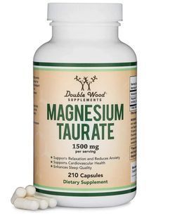 Магний Таурат Double Wood (Magnesium Taurate) 210 капсул купить в Киеве и Украине