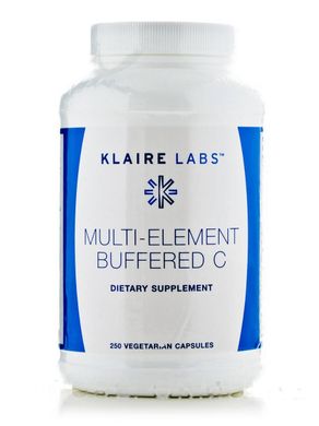 Витамин C Klaire Labs (Multi-Element Buffered C) 250 вегетарианских капсул купить в Киеве и Украине