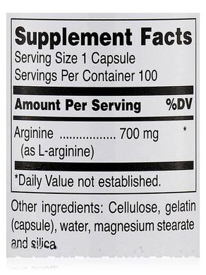 Аргінін Douglas Laboratories (L-Arginine) 100 вегетаріанських кампсул