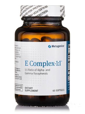 Вітамін E комплекс 1:1 Metagenics (E-Complex 1:1) 60 м'яких капсул