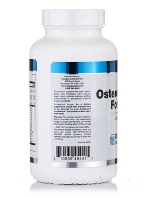 Витамины для костей и суставов Douglas Laboratories (Osteo-Support Formula) 120 таблеток купить в Киеве и Украине