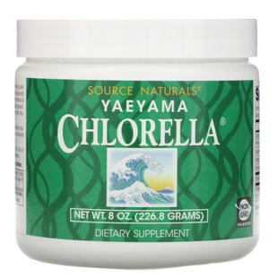 Хлорелла с островов Яэяма Source Naturals (Chlorella) 227 г купить в Киеве и Украине