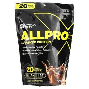 ALLMAX, Sport, ALLPRO&trade; Advanced Protein, Chocolate, 1.5 lbs (680 g) купить в Киеве и Украине