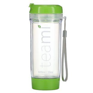 Бутылка для ходьбы, зеленая, Tumbler On-the-Go, Greean, Teami, 600 мл купить в Киеве и Украине
