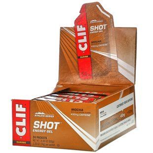 Energy gel coffee mocha + caffeine Clif Bar (Energy) 24 pack of 34 g.