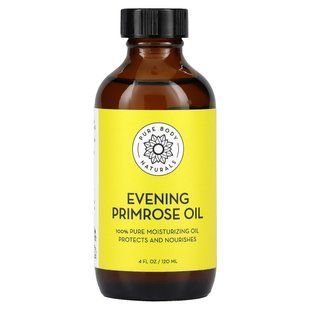 Pure Body Naturals, Масло примулы вечерней, 120 мл (4 жидк. Унции) купить в Киеве и Украине