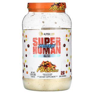 ALPHA LION, SuperHuman Protein, PB& Gains, Peanut Butter Candy, 2.03 lbs (1,044 g)