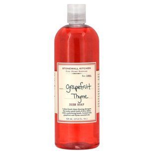 Stonewall Kitchen, Dish Soap, Grapefruit Thyme, 17.6 fl oz (520 ml) купить в Киеве и Украине