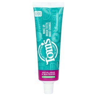 Tom's of Maine, Antiplaque & Whitening Toothpaste, Fluoride Free, Spearmint , 4.5 oz (127 g) купить в Киеве и Украине