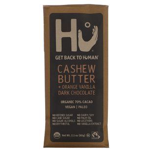 Hu, Dark Chocolate Bar, Organic 70% Cacao, Cashew Butter + Orange Vanilla, 2.1 oz (60 g) купить в Киеве и Украине